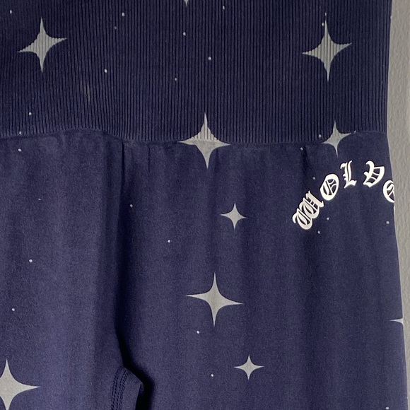 Brand new with tags! Darc Sport Midnight Blue Starry SHE Wolves Leggings - Picture 5 of 10
